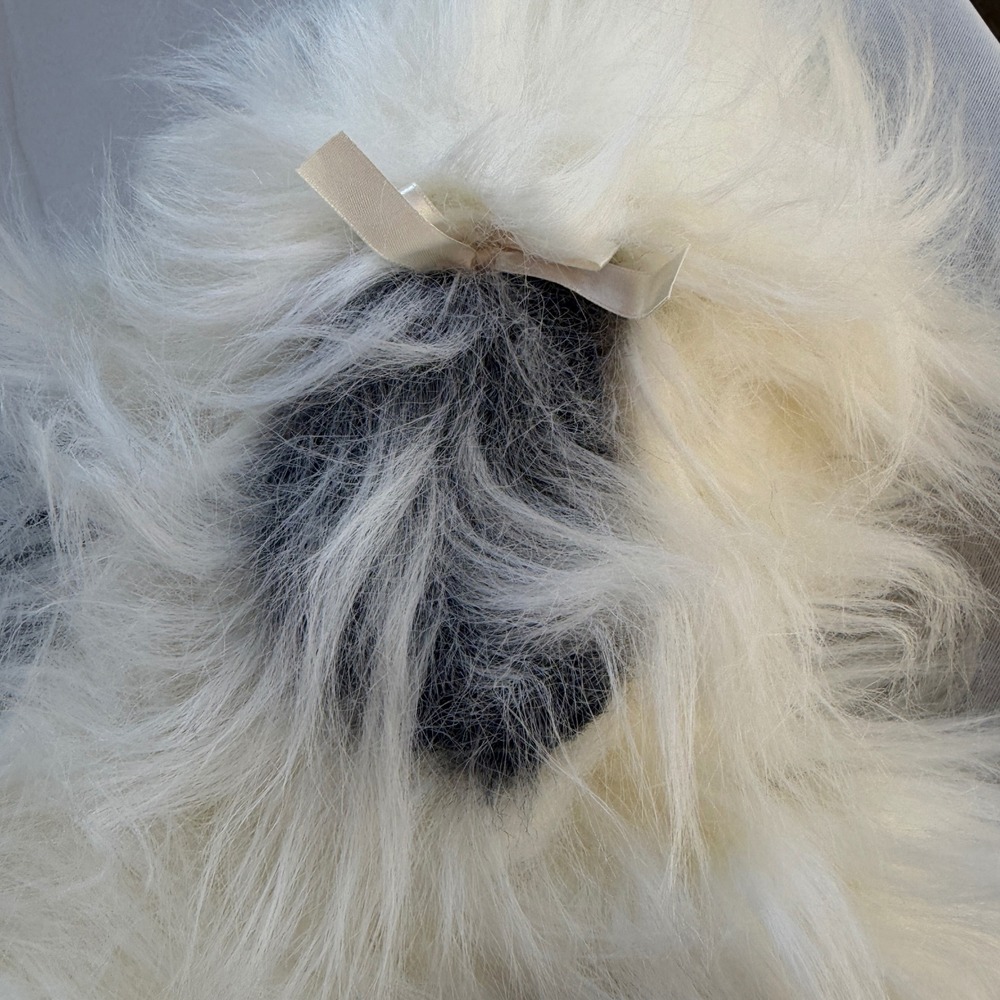 Petal Plush Stuffed Animal Unisex OS White New Vintage 1993 Shaggy Dog 1011-0 - Picture 10 of 12
